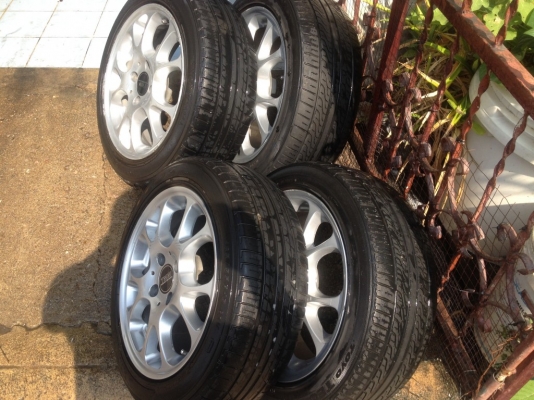 ล้อ JAPAN เเท้ขอบ15 4รู100กว้าง6.5off35ของมากจากยุ่นสภาพดี