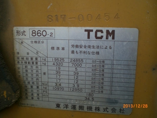 TCM 860-2 นำเข้าจากญี่ปุ่น ถึงไทยเร็ว ๆ นี้