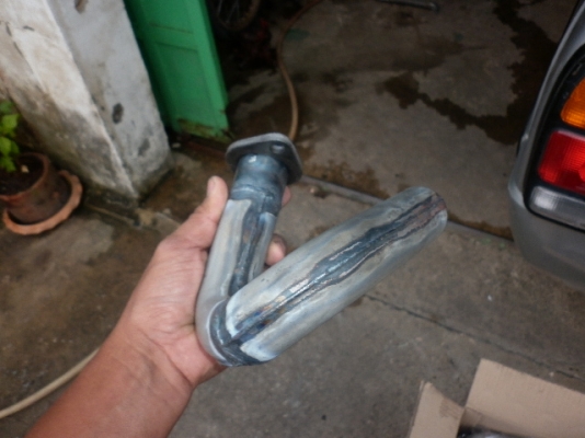 ขายคอท่อเิดิม dt125 โมโน