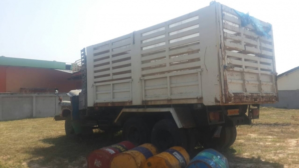 ขายสิบล้อหัวยาว เพลาเดียว ดรั้ม