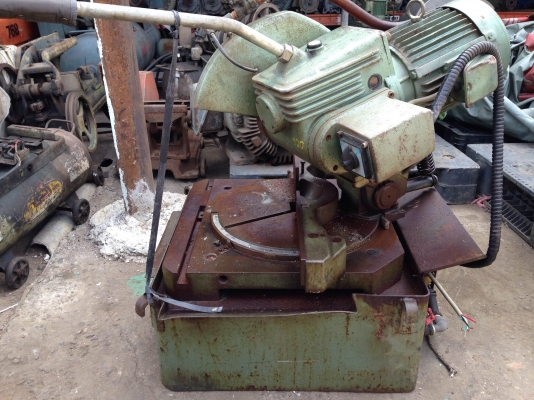 ขายแท่นเลี่อยองศา Hitachi 2 HP. อุปกรณ์ครบ พร้อมใช้งาน เป็นไฟ 220 V 3 สาย