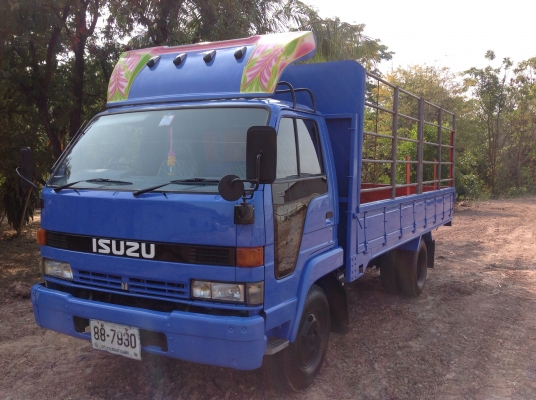ขายรถบรรทุก6ล้อ ISUZU NPR 110 แรง สภาพสวยพร้อมใช้งาน เอกสารพร้อมโอน