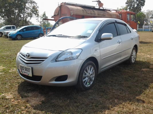 TOYOTA VIOS 1.5E ปี53 เกียร์ธรรมดา ไม่เคยดมแก้ส รถสาวโสดมือเดวป้ายแดง วิ่ง 9หมื่นก่าโล