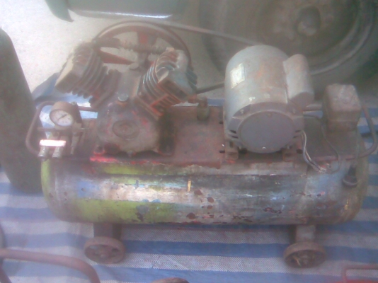 ปั้มลม 2 หัวฟูเส็งมอเตอร์ มิสซู 1/2 แรง