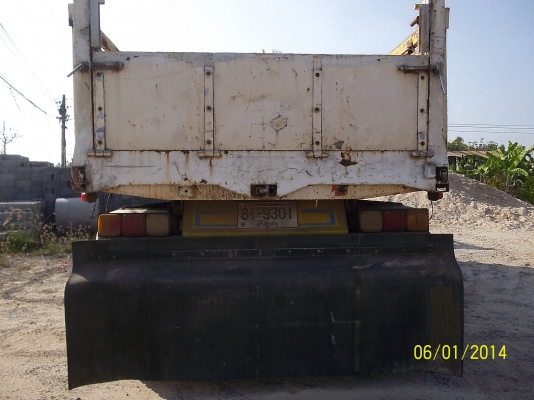 ขายลูกพ่วงดััม 2คาน 8ล้อ ยี่ห้อวีไฮเทค  แผงข้างอลูมีเนียม