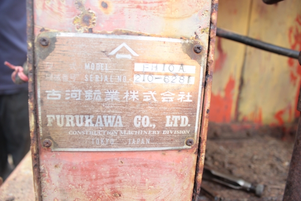 ขายแบคโฮ FURUKAWA IHI IS-010A เครื่องดีเซล 2สูบ ราคา 148,000 บาท