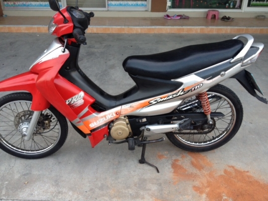 Suzuki smash junior ปี47 เครื่องเดิมดี ชุดสีพอได้ เอกสารครบ ภาษีไม่ขาด