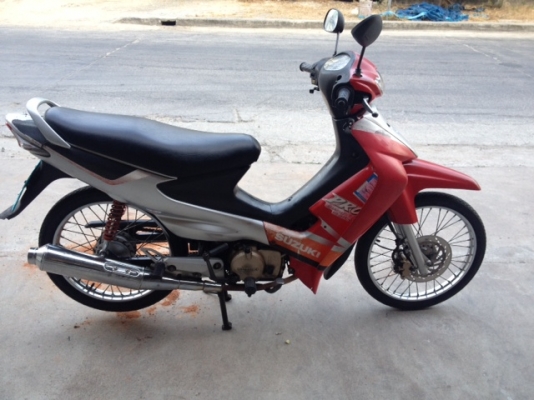 Suzuki smash junior ปี47 เครื่องเดิมดี ชุดสีพอได้ เอกสารครบ ภาษีไม่ขาด