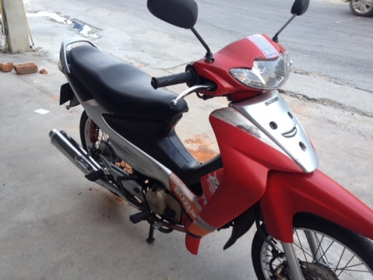 Suzuki smash junior ปี47 เครื่องเดิมดี ชุดสีพอได้ เอกสารครบ ภาษีไม่ขาด