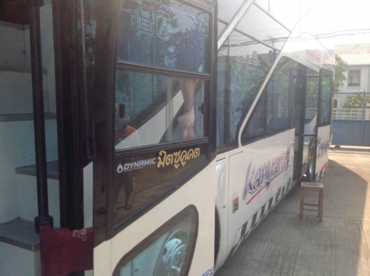 ขายรถบัส แต่งแล้ว 3.5 ต่อรองได้