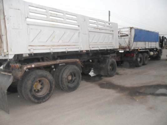 Isuzu Deca 270 Euro 2 แก๊ส 8 ถัง แม่ลูก อู่ สามมิตร 3 คานยัดจาก SMM