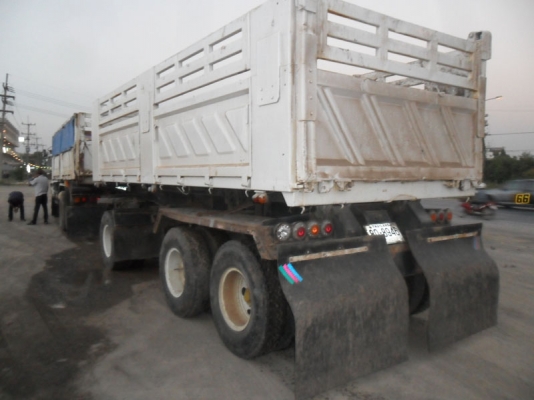 Isuzu Deca 270 Euro 2 แก๊ส 8 ถัง แม่ลูก อู่ สามมิตร 3 คานยัดจาก SMM