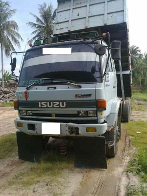 10ล้อดั้ม ISUZU ROCK240 นางฟ้าแท้เกียร์ฟูลเลอร์ดั้มสามมิตร์