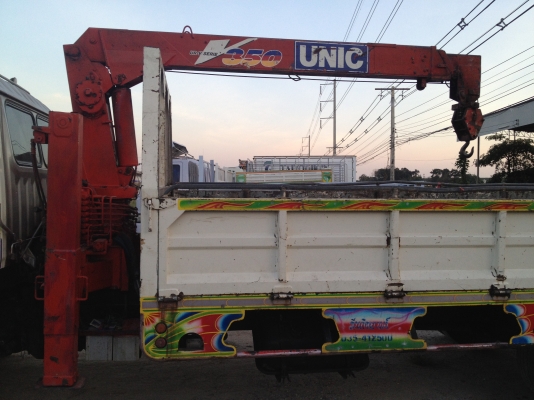 ขาย 6 ล้อ HINO ติดเครน 3 ตัน 3 ปลอก ขาย 6 ล้อ HINO ติดเครน 3 ตัน 3 ปลอก