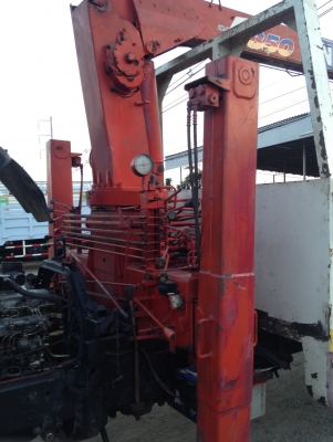 ขาย 6 ล้อ HINO ติดเครน 3 ตัน 3 ปลอก ขาย 6 ล้อ HINO ติดเครน 3 ตัน 3 ปลอก