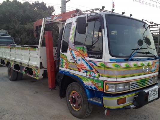 ขาย 6 ล้อ HINO ติดเครน 3 ตัน 3 ปลอก ขาย 6 ล้อ HINO ติดเครน 3 ตัน 3 ปลอก