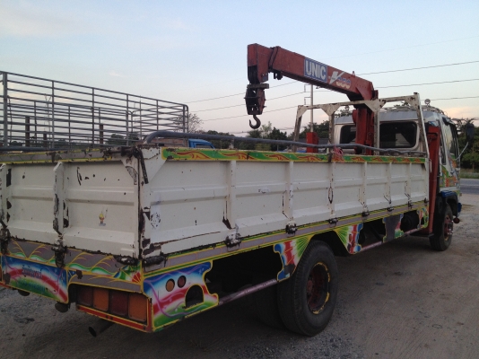 ขาย 6 ล้อ HINO ติดเครน 3 ตัน 3 ปลอก ขาย 6 ล้อ HINO ติดเครน 3 ตัน 3 ปลอก