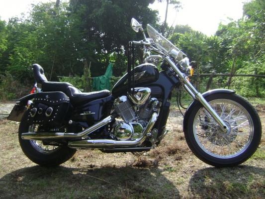 (((( ขาย Honda Steed 600CC ปี95 อินวอย+สรรพสามิต (นิลมรกต)...เน้นเดิมๆ... ))))