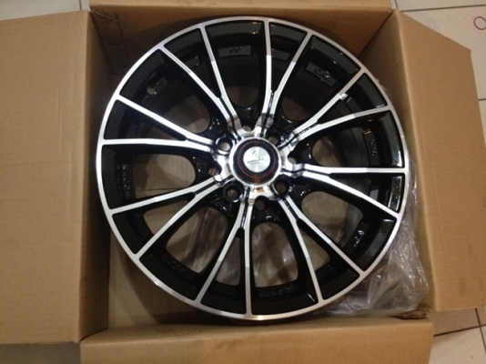 ขายล้อแม็กใหม่100\% Samurai Bushido ขอบ15 4รู100/114 ราคา 9300 บาทถูก