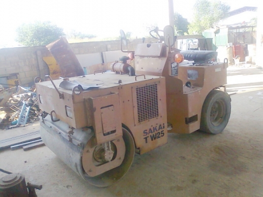 ขายด่วน!..รถบดอัด สั่นสะเทือน SAKAI TW25 รถเก่าญี่ปุ่น ปรับสภาพ พร้อมใช้งาน มีใบอิมวอยด์ จดทะเบียนได้.