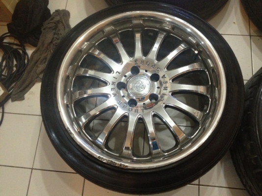 ขายแม็กซ์มือ2 ขอบ18 Linea Sport แท้ 5 รู114 +ยาง 12000 ถูกๆ