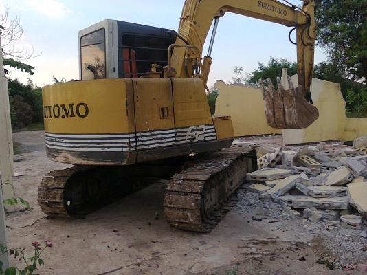 ขายแมกโคs160SUMITTOMO 60รถนอกใช้น้อยรรถสวยสีเดิม เอกสารอินวอย์ มีลายหัวแย็ก รถเร็วมาก