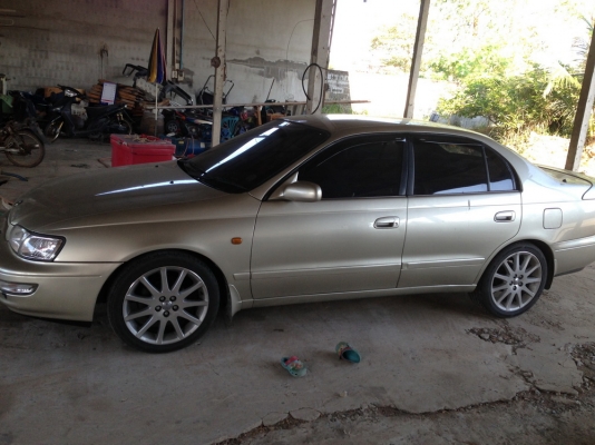 ขายโตโยต้า แอ็กซิเออร์2.0 เกียร์ออโต้ รุ่นท๊อปสุด ปี99 ไฟฟ้าทั้งคันแอร์แบ็ค ABS แม็ก17 เดิมๆ ทะเบียนสวย xxyy