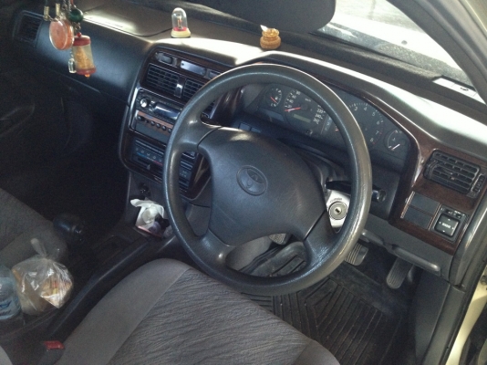 ขายโตโยต้า แอ็กซิเออร์2.0 เกียร์ออโต้ รุ่นท๊อปสุด ปี99 ไฟฟ้าทั้งคันแอร์แบ็ค ABS แม็ก17 เดิมๆ ทะเบียนสวย xxyy