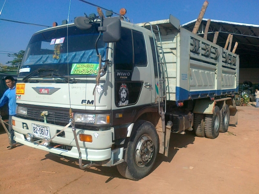 ขายดาวน์รถบรรทุกพ่วงดั้มแม่ลูก HINO FM 3 M เครื่อง 320 เกียร์เดิมยางดีคัสซีสวย งวด เดือนละ 36900 x 43