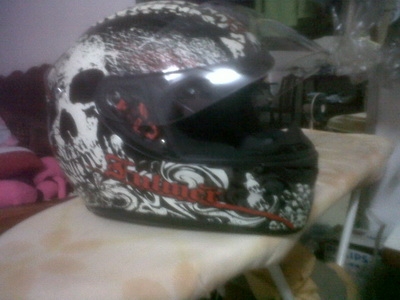 ขาย หมวกกันน็อค  fulmer mortal coil ลายโหดๆ