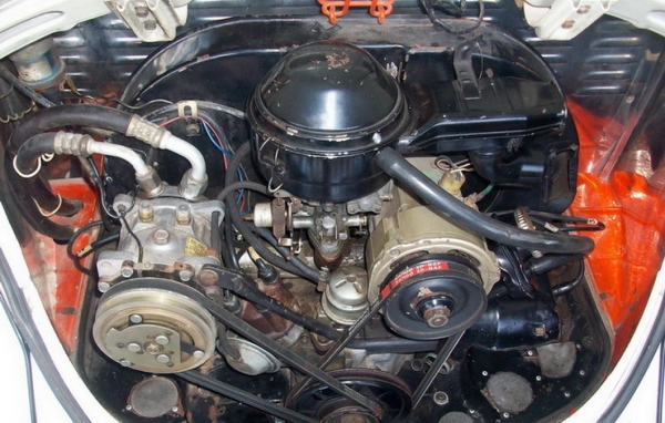 ขายรถโฟล์คเต่าสีขาวส้ม70