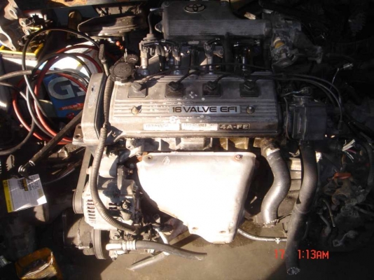 ขายเครื่องยนต์ toyota corolla 1.6 4A FE เกียร์ออโต้ พร้อมใช้งาน ราคาถูก 15,000บาท ขายเครื่องยนต์ toyota corolla 1.6 4A FE เกียร์ออโต้ พร้อมใช้งาน ราคาถูก 15,000บาท