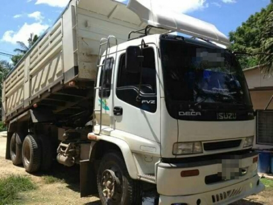 รถอิซูซุ 10 ล้อดั๊ม FVZ 200 แรงม้า  ปี 47   สนใจติดต่อ 081 - 6079515