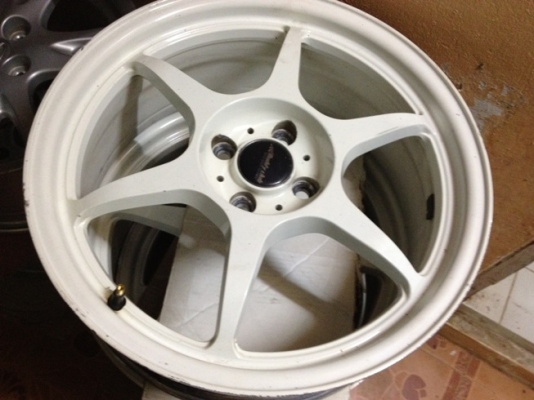 ขายแม็กซ์มือ2 ขอบ17 Buddy Club P1(Taiwan) 4รู100 ราคา 7900 บาท ราคาถูก