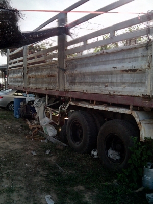 ขายหางพ่วง3เพลาคอกสูงใหม่ ยาว12เมตร รับของได้เลยครับ