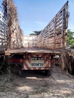 ขายหางพ่วง3เพลาคอกสูงใหม่ ยาว12เมตร รับของได้เลยครับ