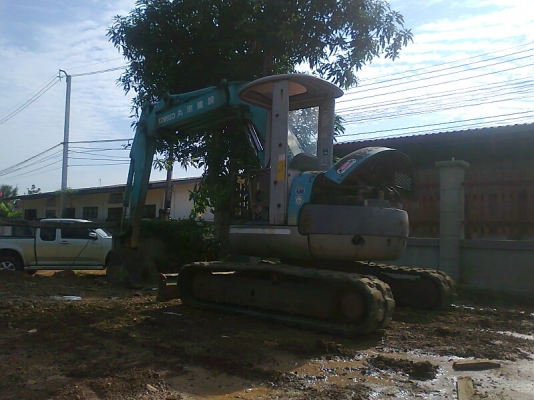 ขายด่วน!..รถแบคโฮ KOBELCO SK50 รถเก่าญี่ปุ่น สภาพสวย เอี่ยมๆ มีใบดันหน้า ปรับสภาพ พร้อมใช้งาน.