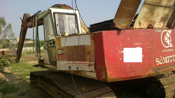 Sumitomo LongBoom ช่วงล่างเต็ม จอด 2 ปี เก็บนิดหน่อยก็เวิร์คแล้ว