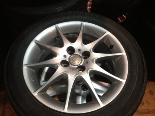 ขายแม็กซ์เดิมมือ2 Toyota Altis ขอบ16 4รู 100 พร้อมยางราคา 6500 บาท ราคาถูก