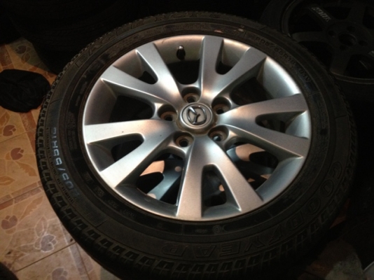 ขายแม็กเดิมมือ2 Mazda 3 ขอบ16 5 รู114พร้อมยางปี 09 ราคา 5900 บาท ราคาถูก