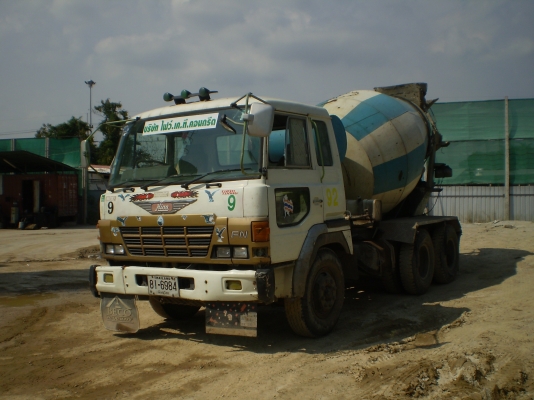 รถโม่ รุ่น FS270A ยี่ห้อ HINO บรรทุกเฉพาะกิจ (คอนกรีตผสมเหลว) ระบบ น้ำมัน รถโม่ รุ่น FS270A ยี่ห้อ HINO บรรทุกเฉพาะกิจ (คอนกรีตผสมเหลว) ระบบ น้ำมัน
