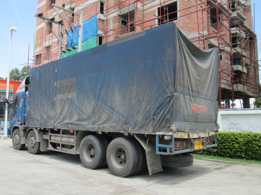 12ล้อหลังถนนFR2PXDปี2555...ดีเซล+NGV... รถสวย HINO PROFIA หัวโปรเฟีย เครื่อง P11C 320แรง เพลาเดียว...