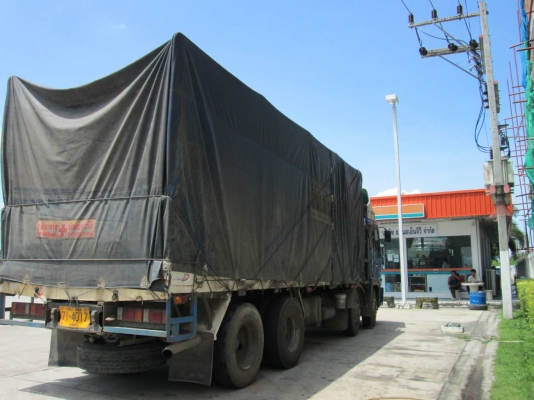 12ล้อหลังถนนFR2PXDปี2555...ดีเซล+NGV... รถสวย HINO PROFIA หัวโปรเฟีย เครื่อง P11C 320แรง เพลาเดียว...