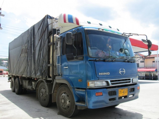 12ล้อหลังถนนFR2PXDปี2555...ดีเซล+NGV... รถสวย HINO PROFIA หัวโปรเฟีย เครื่อง P11C 320แรง เพลาเดียว...