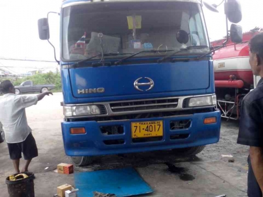 12ล้อหลังถนนFR2PXDปี2555...ดีเซล+NGV... รถสวย HINO PROFIA หัวโปรเฟีย เครื่อง P11C 320แรง เพลาเดียว...