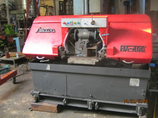 เลื่อยสายพาน อะมะดะ 400 ม.ม. 95,000 บาท หรือแลกเครื่องก็ได้ เลื่อยสายพาน อะมะดะ 400 ม.ม. 95,000 บาท หรือแลกเครื่องก็ได้