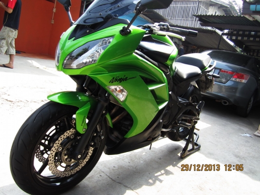 ninja650 ปี2012 ยางใหม่metzeler โว่+เสตอใหม่ มีบริการส่งรถ