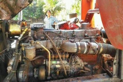 รถบรรทุก HINO รุ่นKL เครื่องยนต์ EH100 หัวเก๋งเก่าญี่ปุ่น รถยาว 5 เมตร