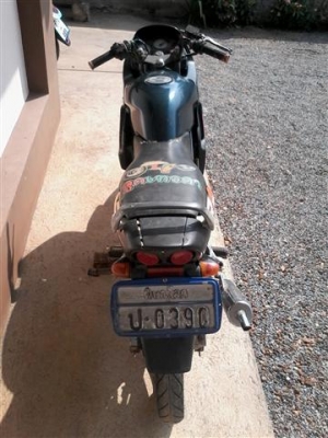 ขาย LS125 มีเล่มทะเบียน(ไม่ได้ตามชุดโอน)ภาษีขาดปี 55 ยังต่อได้เครื่องเดิมขาย 4500 บาท