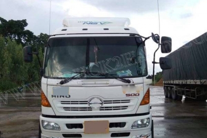 รถบรรทุก 10 ล้อหัวลาก พร้อมหาง ยี่ห้อ  HINO 500 NGV 260 แรงม้า